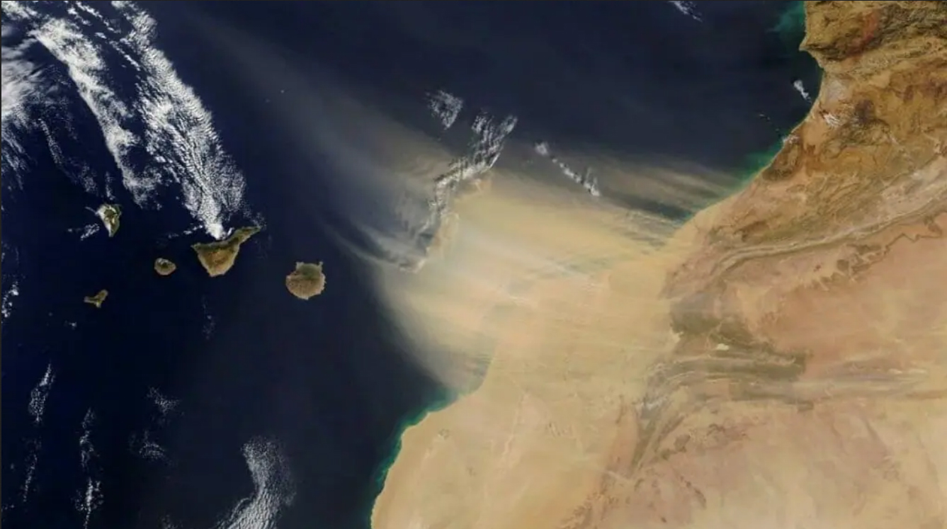Polvo_sahariano_Canarias_Copernicus