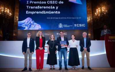 José Manuel Gutiérrez recoge el premio de Transferencia y Emprendimiento del CSIC